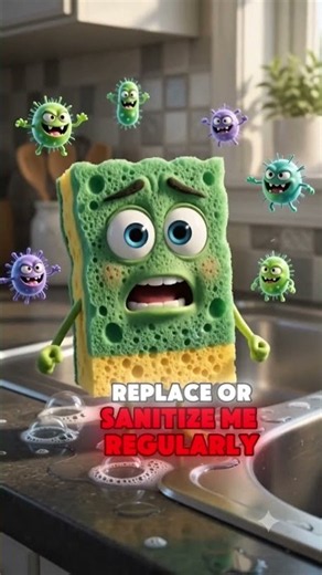 🧽 The Dirty Secret Your Kitchen Sponge Is Hiding 😱