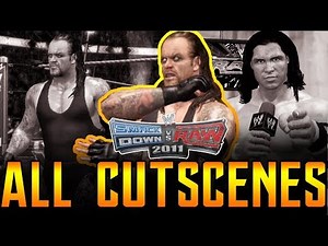 WWE Smackdown Vs Raw 2011 - ALL CUT SCENES - Road To Wrestlemania (The Undertaker)