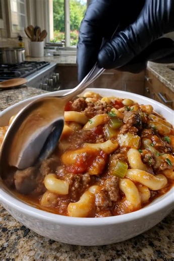 Crockpot American Goulash This hearty comfort classic from deesviral is rich, cozy, and made easy in the slow cooker — perfect for busy days and family dinners. Ingredients: • 1 lb ground beef • 1 onion, chopped • 2 cloves garlic, minced • 1 bell pepper, chopped • 1 can (15 oz) diced tomatoes • 1 can (8 oz) tomato sauce • 2 cups beef broth • 2 cups elbow macaroni • 1 tbsp Italian seasoning • Salt & pepper, to taste • 1 cup shredded cheddar cheese (optional) Directions: Brown the ground beef in a