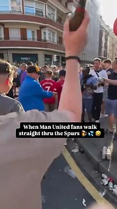 326K views · 3K reactions | When Manchester United fans walk straight thru the Spurs fan  [ - @talkingtottenham1882‬] - #mufc #manutd #manchesterunited #Oldtrafford #pl #ggmu #fans #soccer #football #viral #explore #premierleauge #championsleague #manunited | Manchester United Fans Live | Facebook