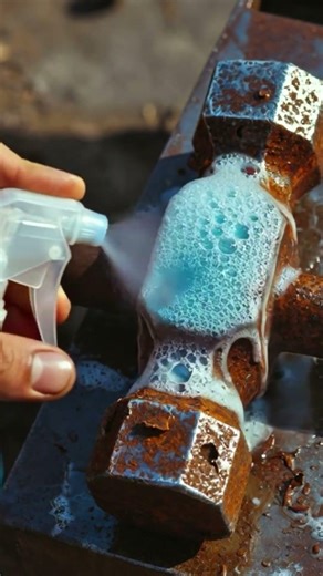 Deep Rust Removal on Hammer Head – Satisfying Metal Restoration ✨