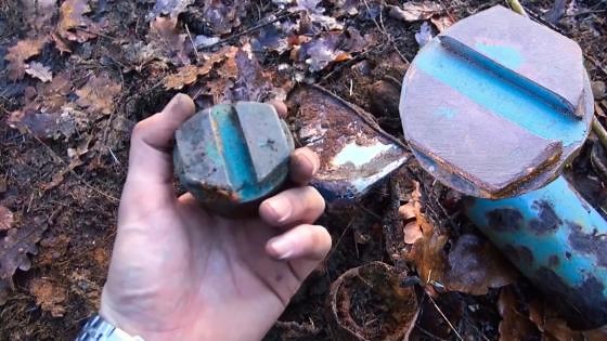 British grenades rare badges and American gear unearthed across multiple WWII foxholes