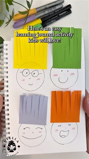 Easy Scissor Skills Activity for Kids | Learning Journal Ideas