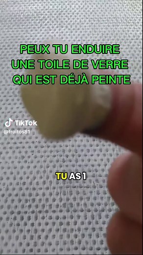 Enduire une toile de verre peinte : Guide pratique