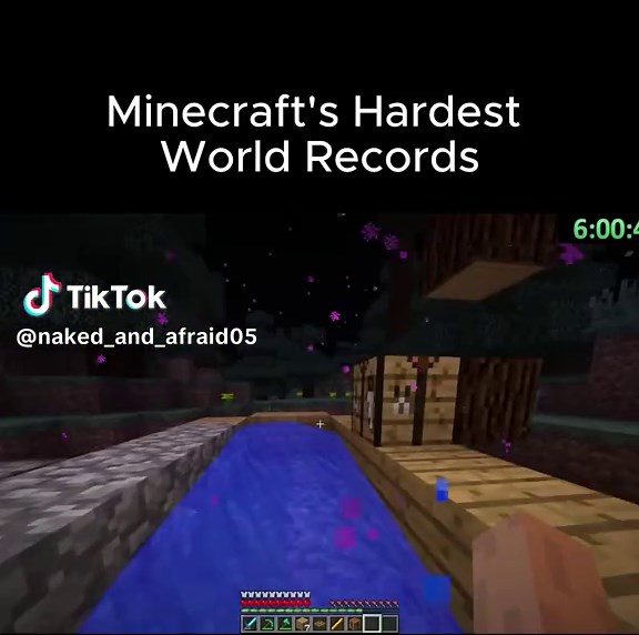 MinuteTech Attempted to Break Minecraft World Records Last part by: MinuteTech #Minecraft #minecraftchallenge #Challenge #fyp