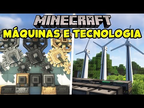 TOP 10 MELHORES MODS DE MÁQUINAS E TECNOLOGIA PARA O MINECRAFT