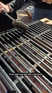 Wire grill brushes are great at cleaning, but ingesting errant bristles can be dangerous. Here are a few tips for staying safe this grilling season. See our favorite grilling accessories here: https://nyti.ms/43KaNW8 | Wirecutter