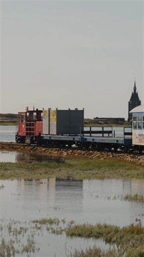 Unterwegs mit der Inselbahn Wangerooge 🚂✨ Deutschlands einzige von der Deutschen Bahn betriebene Schmalspurbahn bringt dich bequem über die autofreie Insel – ein einzigartiges Inselerlebnis! 📸 Finn Rose #nordsee53grad #nordsee #nordseeküste #niedersachsen #suedlichenordsee #nordseeurlaub #nordseeliebe #wangerooge #inselbahn #ostfriesischeinseln | Nordsee53grad