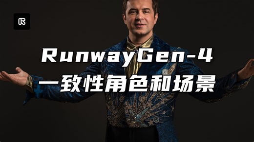 Runway教程：用参考功能创建一致性的角色和场景。