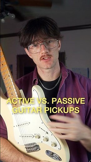 Active vs. passive pickups #guitarist #guitar #guitartalk #beginnerguitar #guitarpickups #guitargear