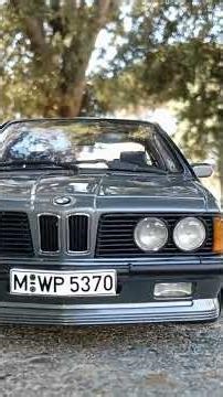 '84 BMW M635 CSi E24 (with option Shadow Line) 1/18 by AUTOart