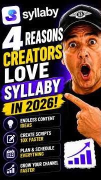 🚀 4 Reasons Creators Are Switching To Syllaby In 2026