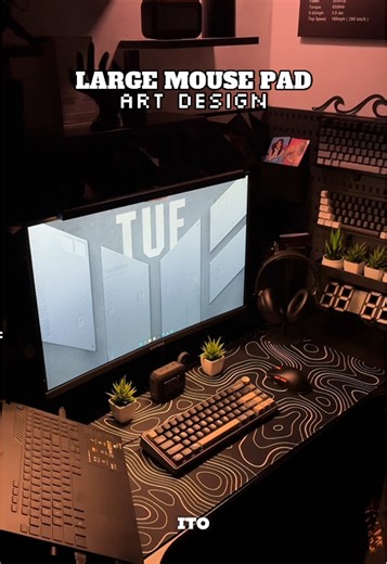 Artistic Large Mouse Pad Designs for Gamers