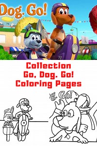 Netflix's GO DOG GO Coloring Pages