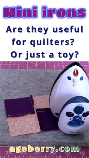 12 reactions · 5 comments | This tiny tool is a giant in the sewing room. Perfect for small seams, appliqué work, and those tight corner presses where a full-sized iron just feels clunky. It heats up fast, fits where no full-sized iron dares to go, and doesn’t make my wrist cry. I use it more than my coffee mug — and that’s saying something. | All About Sewing | Facebook