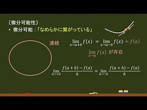〔数Ⅲ・微分法〕「連続」と「微分可能」の関係 －オンライン無料塾「ターンナップ」－