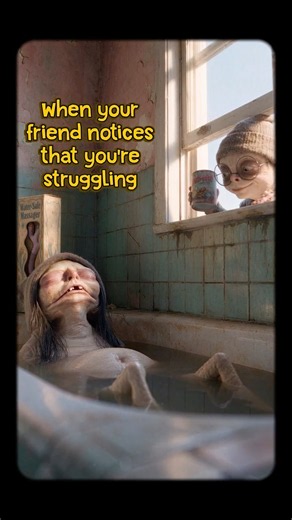 I do not find this “comforting”. (An uncomfy dark comedy cartoon from bedrock ricki)