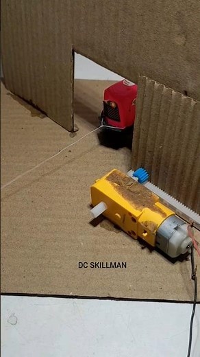 Electric gate mechanism #project #gatemechanism #scienceproject