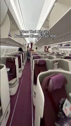 Review New Thai Airways Business Class A350-900