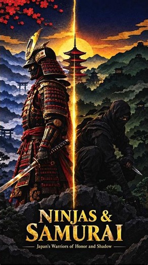 Ninjas vs Samurai: Japan's Ancient Warriors Explained #facts
