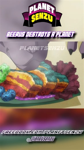 12K views · 139 reactions | Beerus literally destroyed half a planet over grease | PlanetSenzu | Facebook