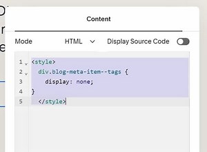 [Share] How to remove Tags on Blog Post?
