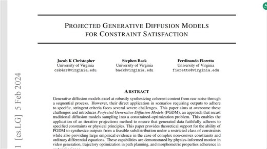 PGDM: 用于满足约束的投影生成扩散模型