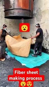 Fiber sheet making process 😧#shortvideo #shorts #technology #trending