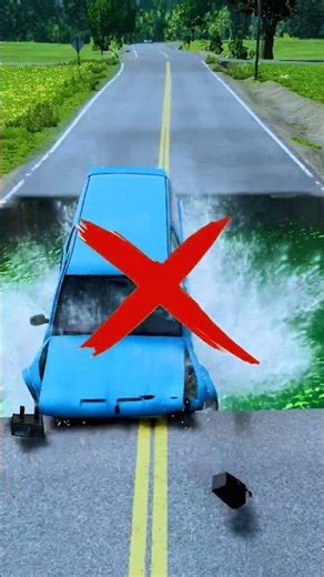 Cars vs Giant Water #305 BeamNG Dive