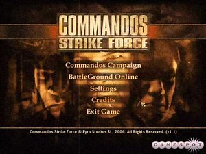 Commandos strike force soundtrack (main menu)