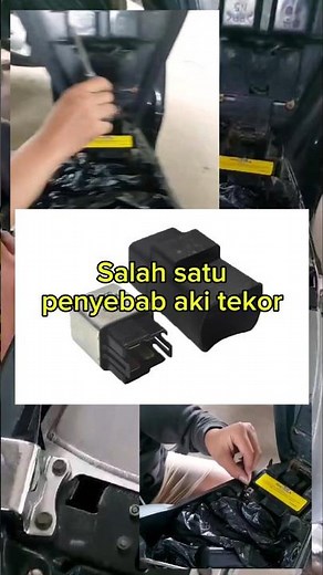 Salah satu penyebab aki tekor #yamaha #mio #fino #miom3 #honda #beat #solusi #ide #sorotan #pengikut