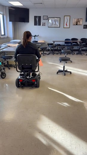 Our Pro-3 students enjoyed learning about adaptive mobility in pediatrics lab with Dr. Pleva! Special thanks to the Assistive Technology Professionals, Josh Janiszewski and Caroline Gollatz from NuMotion for teaching our students about these devices! #marquettePT #muphysicaltherapy #wearemarquette #bethedifference #weare #marquette #marquettephysicaltherapy #MUPT #SPT #studentphysicaltherapist | Marquette University Physical Therapy Department