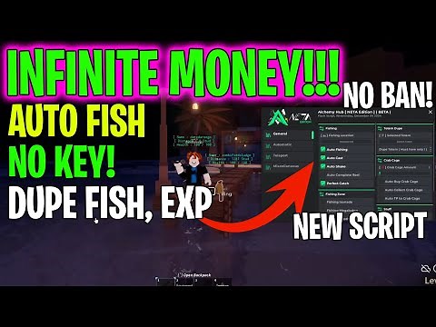 NEW Fisch Script for INFINITE Money, AFK Auto-Fish, Dupe, Auto Farm Roblox Fisch Macro No Key Mobile