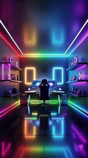 Futuristic Gaming Room Setup That Looks Straight From 2050 😳🚀✨