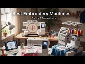 TOP 5 Best Embroidery Machines 2026 | Custom Embroidery Machine