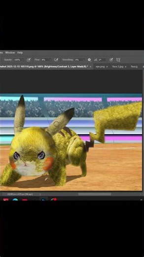 Realistifying Pikachu | Drawing | Sketch #art #photoshop #drawing #anime