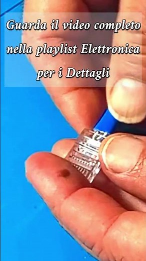 S143 - Cablare un Connettore RJ45 inserimento fili