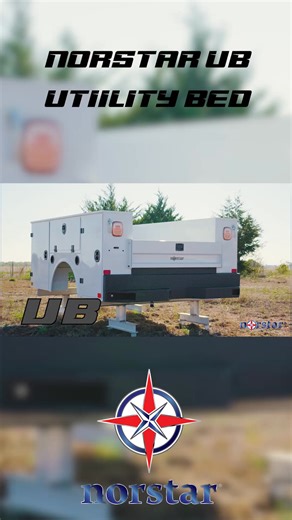 The Norstar UB Utility Bed has been re-engineered for enhanced security and durability. It now features a new master lock system for improved access control and peace of mind. The redesigned doors come with a compression latch and three-point locking system, ensuring your tools and gear are kept safe and dry. The bed is also upgraded with new taillights and all-new stamped fenders for a sleek, modern look. For added functionality, the deck now includes four D-rings, and the bumper has a powder-c