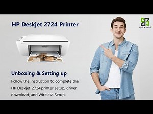 HP Deskjet 2724 printer setup | Unbox HP Deskjet 2724 printer | Wi-Fi setup