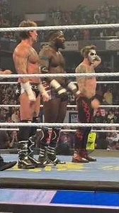 CM Punk Oba Femi & Danhausen vs Vision after today’s smackdown off-air #smackdown #cmpunk