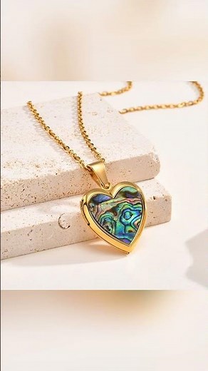 Personalised Photo Engraved Locket Necklace - 18k Gold Plated Custom Pendant