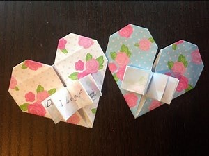 [摺紙教學]心語