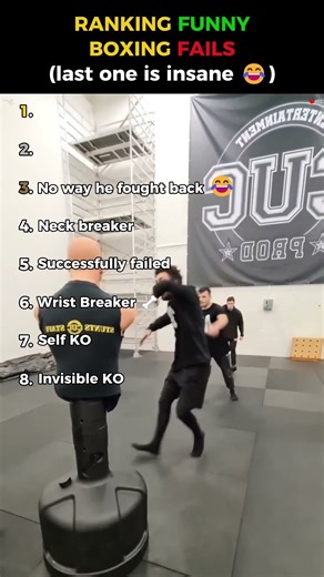Ranking Funny Boxing Fails 😂 #funny #shorts