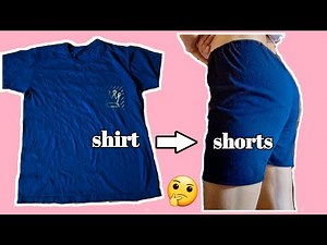 DIY from Shirt to Shorts Tutorial (STEP BY STEP)