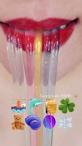 341K views · 5.2K reactions | asmr EMOJI FOOD GALAXY DESSERTS honey jelly 갤럭시 디저트 꿀젤리 먹방 eating sounds #ASMR #RAINBOW #FOOD #EATING #KOREAN #MUKBANG #EMOJI #SOUND #CHALLENGE #YUMMY | Sunny Lips ASMR | Facebook