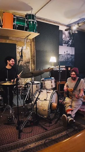 12 reactions | My clone machine was out of order, so i inveted a friend! Legendary @jazaris ❤️ #livedrums #vibes #groove #vintagedrums #swissmusic #drums #friends | Nici Struchen | Facebook