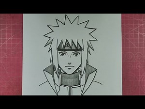How to Draw Minato Namikaze Step by Step | Drawing Anime Naruto | Easy Anime Drawing