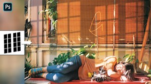 23K views · 1.1K reactions | How to Create Golden Hour Effect and Window Light Rays in Photoshop ➤Model_Photo from pixabay | Big Smile Editing | Facebook