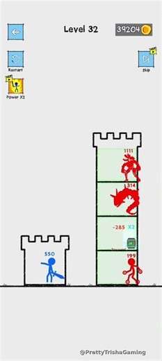 LEVEL 32 STRATEGY! 🧠 How to Clear the Tower #shorts #stickmanwar