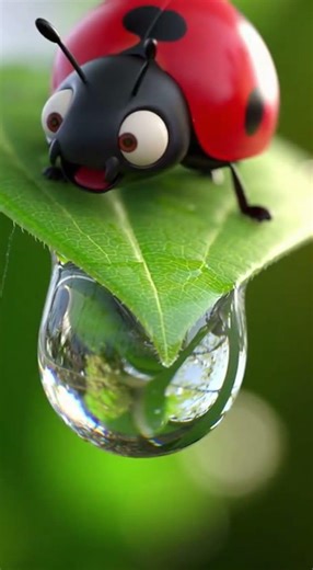 Ladybug’s Rain Drop Adventure Gone Wrong! 🐞💧